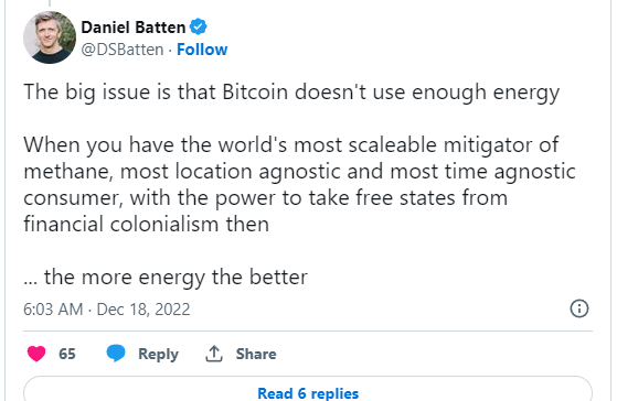 bitcoin energy usage